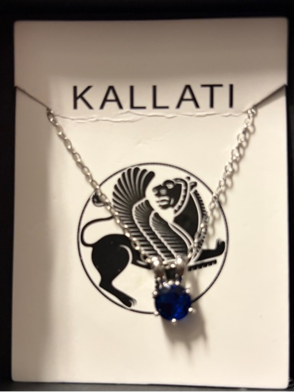 Kallati- Sapphire Pendant